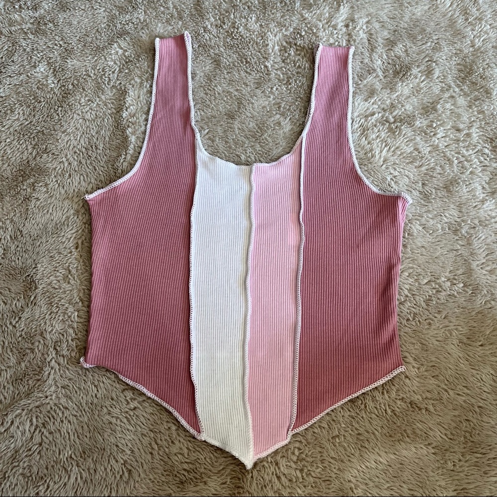 Bandana Hem Crop Tank